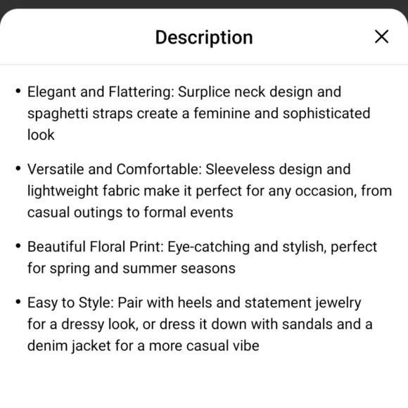 Black & Tan Floral Flowy Dress Plunge Cut Out Flower Preppy Fit & Flare Low Cut - Picture 10 of 10